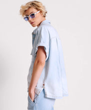Load image into Gallery viewer, One Teaspoon Classic Blue Boxy Denim Shirt