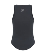 Load image into Gallery viewer, One Teaspoon Distressed Ramone Rib Tank in Washed Black