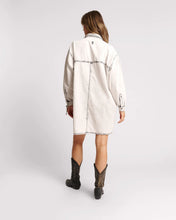 Load image into Gallery viewer, One Teaspoon Nixie Denim Shirt Dress in Bianco