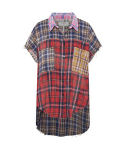 Load image into Gallery viewer, One Teaspoon Mixed Flannel Cut Off Daria Shirt - FINAL SALE