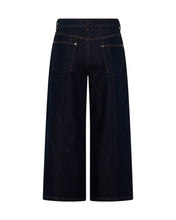 Load image into Gallery viewer, One Teaspoon Hayden Mid Waist Wide Leg Cropped Denim Jean in Raw Indigo