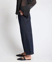Load image into Gallery viewer, One Teaspoon Hayden Mid Waist Wide Leg Cropped Denim Jean in Raw Indigo