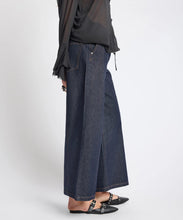 Load image into Gallery viewer, One Teaspoon Hayden Mid Waist Wide Leg Cropped Denim Jean in Raw Indigo