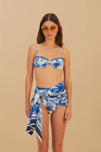 Load image into Gallery viewer, Farm Rio Off-White Garden Tiles Sarong