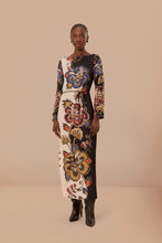 Load image into Gallery viewer, Farm Rio Black and White Maxi Floral Midi Dress - FINAL SALE