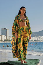 Load image into Gallery viewer, Farm Rio Bananart Yellow Kimono