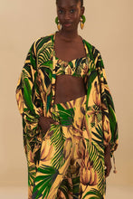 Load image into Gallery viewer, Farm Rio Bananart Yellow Kimono