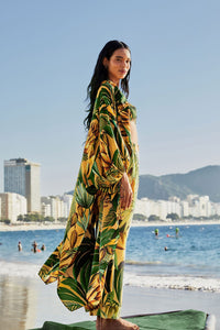 Farm Rio Bananart Yellow Kimono