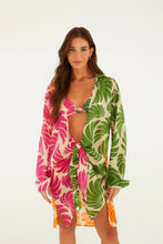 Load image into Gallery viewer, Farm Rio Banana Wings Chemise in Banana Wings Pink FINAL SALE