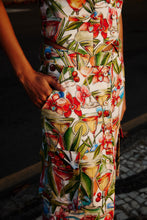 Load image into Gallery viewer, Farm Rio Off-White Sand Cocktail Euroflax Premium Linen Midi Skirt - FINAL SALE