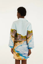 Load image into Gallery viewer, Farm Rio Multicolor Copacabana Beach Euroflax Premiun Linen Long Sleeve Kimono
