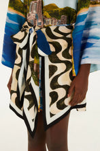 Load image into Gallery viewer, Farm Rio Multicolor Copacabana Beach Euroflax Premiun Linen Long Sleeve Kimono