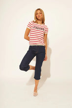 Load image into Gallery viewer, John + Jenn Nicolas Sweater in Parisian Stripe