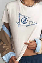 Load image into Gallery viewer, Sundry French Academy Short Sleeve Boxy Crew Tee in Oyster