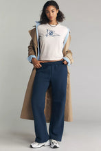 Load image into Gallery viewer, Sundry French Academy Short Sleeve Boxy Crew Tee in Oyster