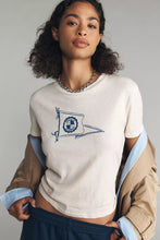Load image into Gallery viewer, Sundry French Academy Short Sleeve Boxy Crew Tee in Oyster