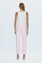 Load image into Gallery viewer, Pistola Lexi Mid Rise Bowed Straight Jean in Blush - FINAL SALE