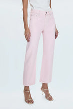 Load image into Gallery viewer, Pistola Lexi Mid Rise Bowed Straight Jean in Blush - FINAL SALE
