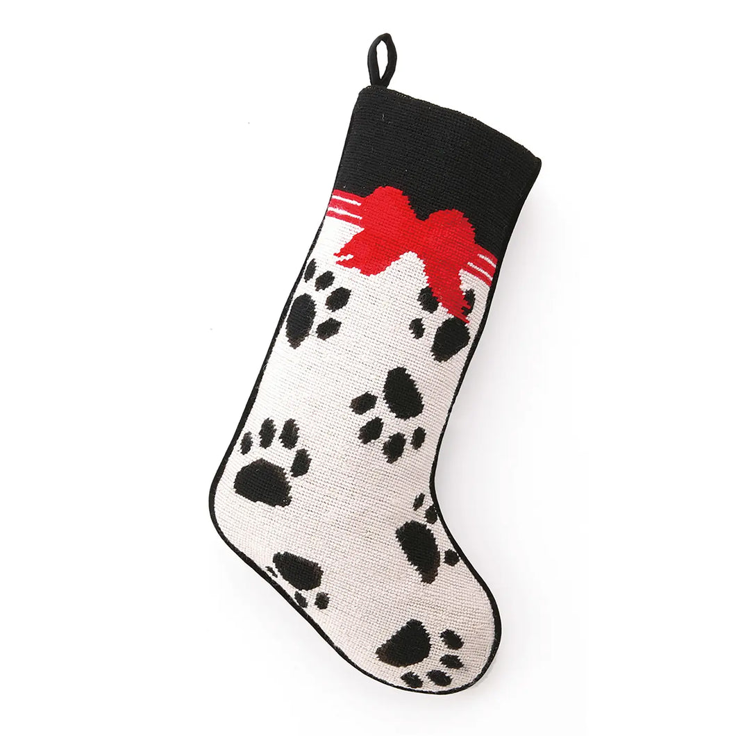 Peking Handicraft Paws Needlepoint Stocking