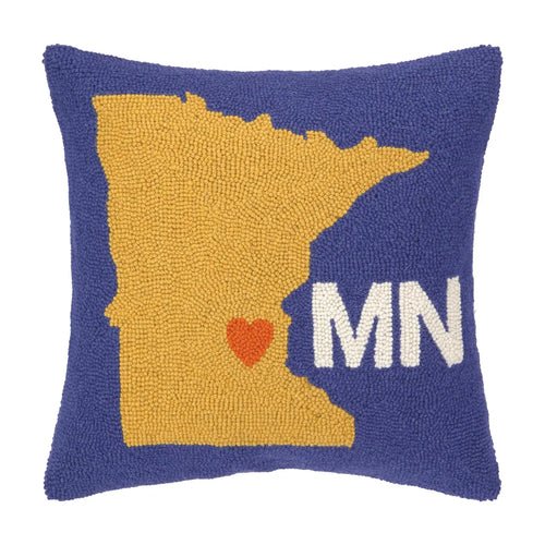 Peking Handicraft My Heart in Minnesota Hook Pillow