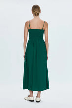 Load image into Gallery viewer, Pistola Bianca Shirred Bodice Dress in Emerald