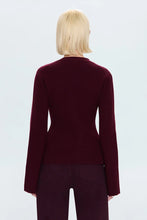 Load image into Gallery viewer, Pistola Aeron Cardigan in Claret