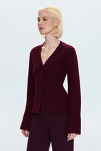Load image into Gallery viewer, Pistola Aeron Cardigan in Claret