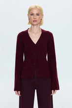 Load image into Gallery viewer, Pistola Aeron Cardigan in Claret
