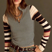 Load image into Gallery viewer, Free People Avery Zip Up in Black Combo