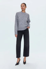 Load image into Gallery viewer, Pistola Aura Relaxed Crew Neck Sweater in Charcoal Diamonte
