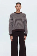 Load image into Gallery viewer, Pistola Aura Relaxed Crew Neck Sweater in Mocha