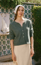 Load image into Gallery viewer, Z Supply Medina Pointelle Cardigan in Monstera