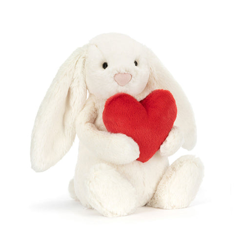 Jellycat Bashful Red Love Heart Bunny Medium