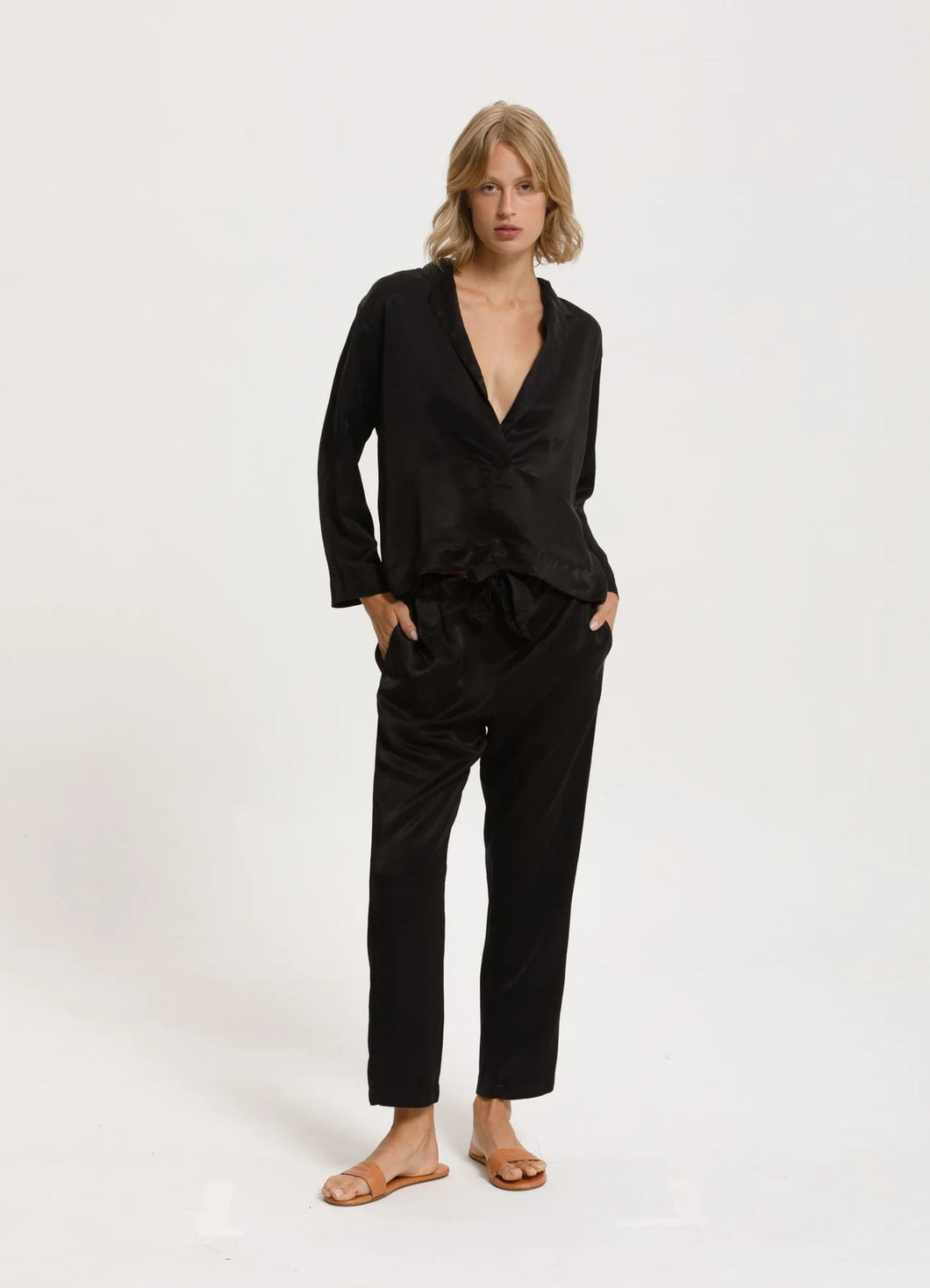 Cali Dreaming Boardwalk Pant in Black – Serge+ Jane