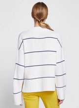 Load image into Gallery viewer, Stateside Striped Mock Neck Sweater in Cream - FINAL SALE