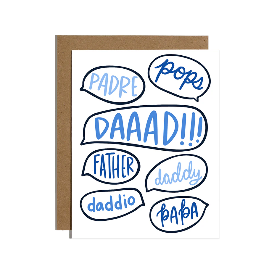 Brittany Paige - Dad Word Bubbles Card