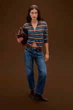 Load image into Gallery viewer, Pistola Lexi Mid Rise Bowed Straight in Moonwave
