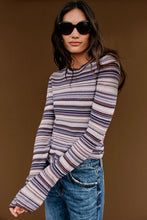Load image into Gallery viewer, Pistola Madison Knit Long Sleeve in Lovina Stripe