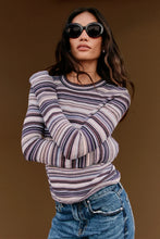 Load image into Gallery viewer, Pistola Madison Knit Long Sleeve in Lovina Stripe