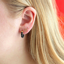 Load image into Gallery viewer, Kris Nations Tiny Snake Stud Earrings - 18K Gold Vermeil