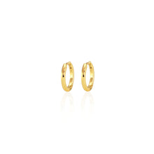 Load image into Gallery viewer, Kris Nations Classic 12mm Hinged Huggie Hoop Earrings - 18K Gold Vermeil