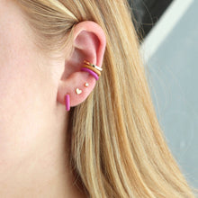 Load image into Gallery viewer, Kris Nations Crystal Prong Set Stud Earrings - 18K Gold Vermeil