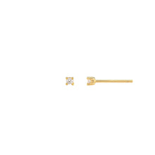 Load image into Gallery viewer, Kris Nations Crystal Prong Set Stud Earrings - 18K Gold Vermeil