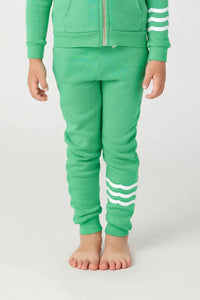 Sol Angeles Kids Coastal Waves Jogger in Lime - FINAL SALE