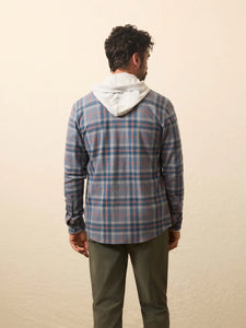 Faherty Mens Legend Sweater In Three Lakes Plaid
