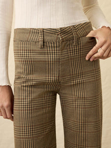 Faherty Twill Tide Slim Straight Pant in Wildwood Plaid
