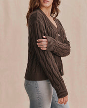 Load image into Gallery viewer, Splendid Rubi Cable Cardi Java