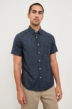 Load image into Gallery viewer, Rails Fairfax Shirt in Navy Etch