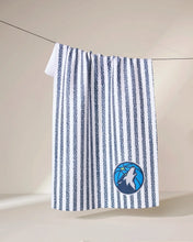 Load image into Gallery viewer, Geometry Timberwolves Tea Towel