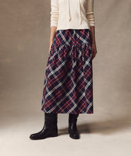 Load image into Gallery viewer, Marine Layer Gia Oxford Midi Skirt in Holiday Multi Plaid